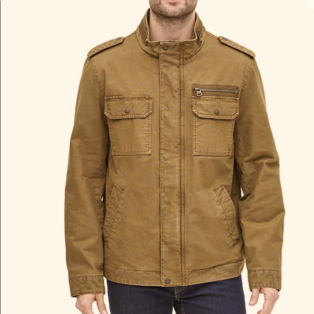 Levi's
Men's Cotton Zip-Front Jacket